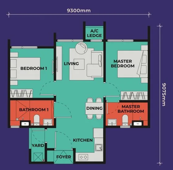 Type B1 Layout Plan
